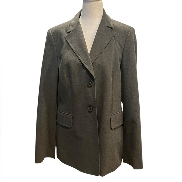 Michael Kors Tops - Michael Michael Kors Blazer Jacket Women 10 Black 2 Button Peak Lapel Office